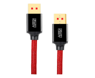 Kabel komputerowy Silver Monkey X Kabel DisplayPort 1.4 w oplocie 1.5m CB-1415R-SMX